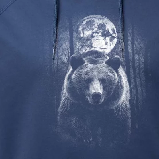 Moonlight Bear Performance Fleece Hoodie