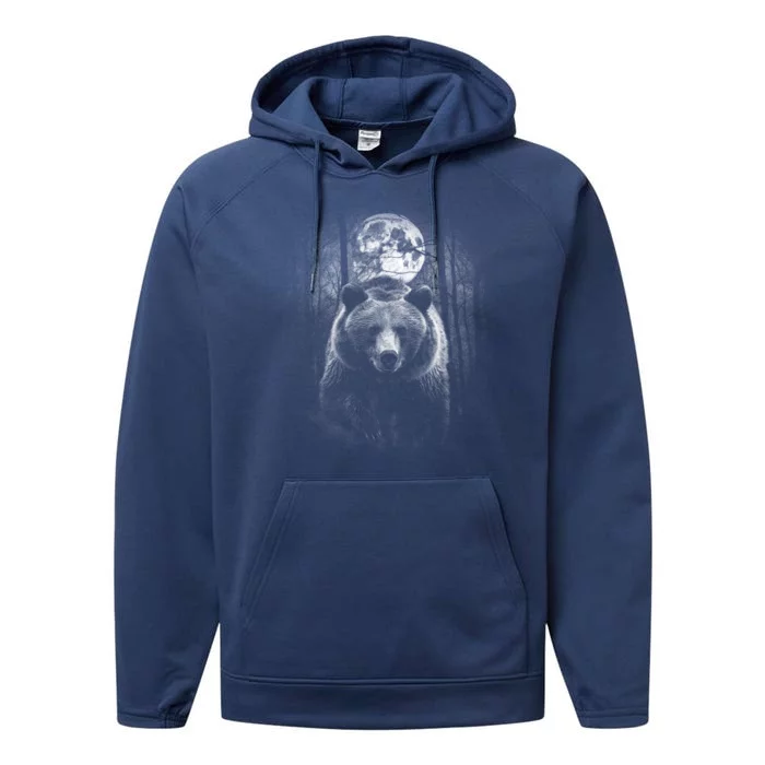 Moonlight Bear Performance Fleece Hoodie