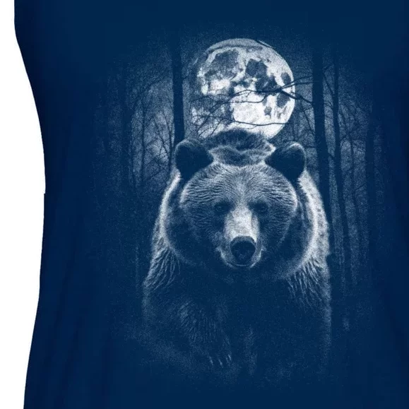 Moonlight Bear Ladies Essential Flowy Tank