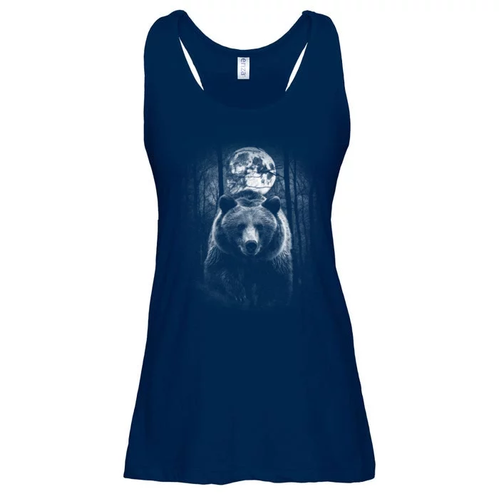 Moonlight Bear Ladies Essential Flowy Tank