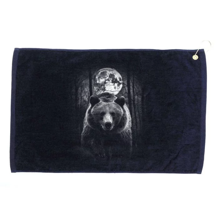 Moonlight Bear Grommeted Golf Towel