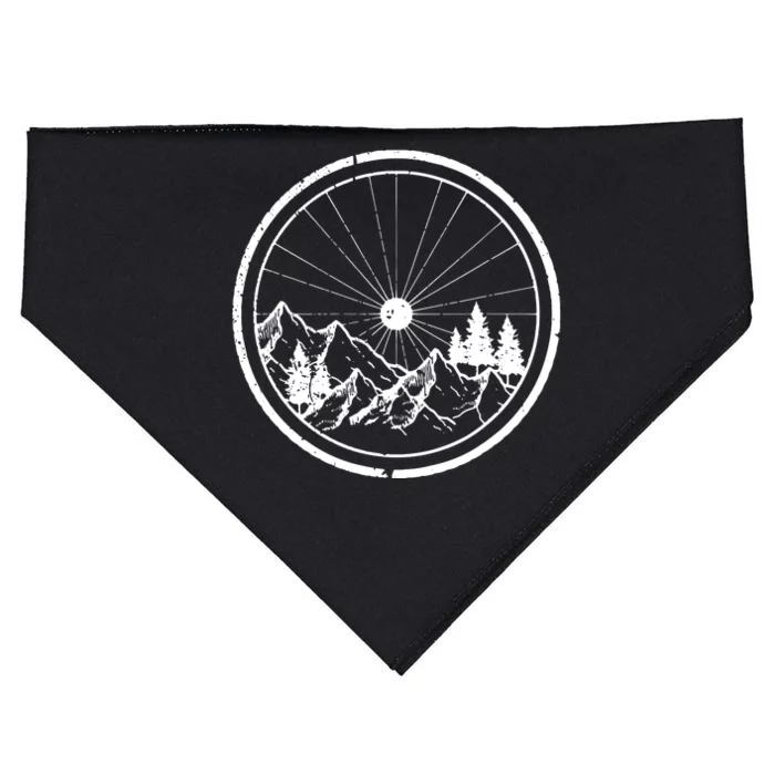 Mountain Bike MTB Cycling Bicycle Biking USA-Made Doggie Bandana