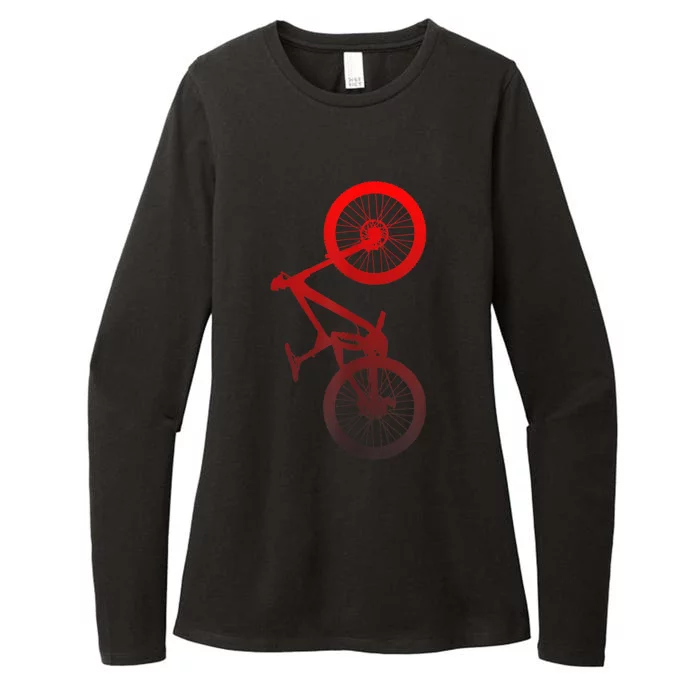 Mountain Bike MTB Womens CVC Long Sleeve Shirt