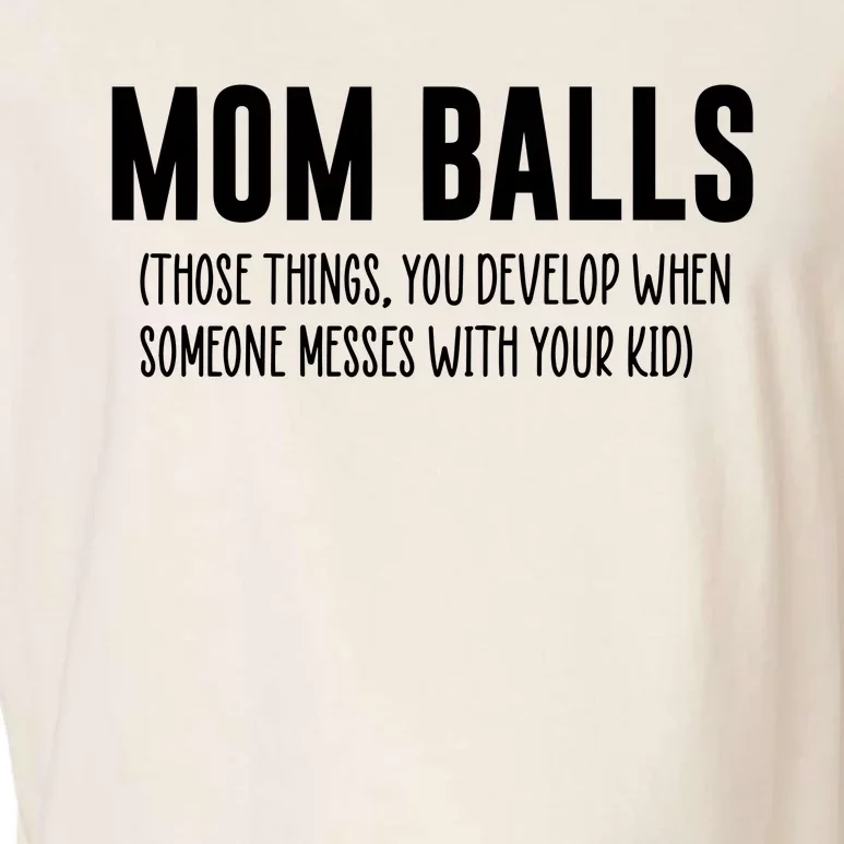 Mom Balls Garment-Dyed Women's Muscle Tee