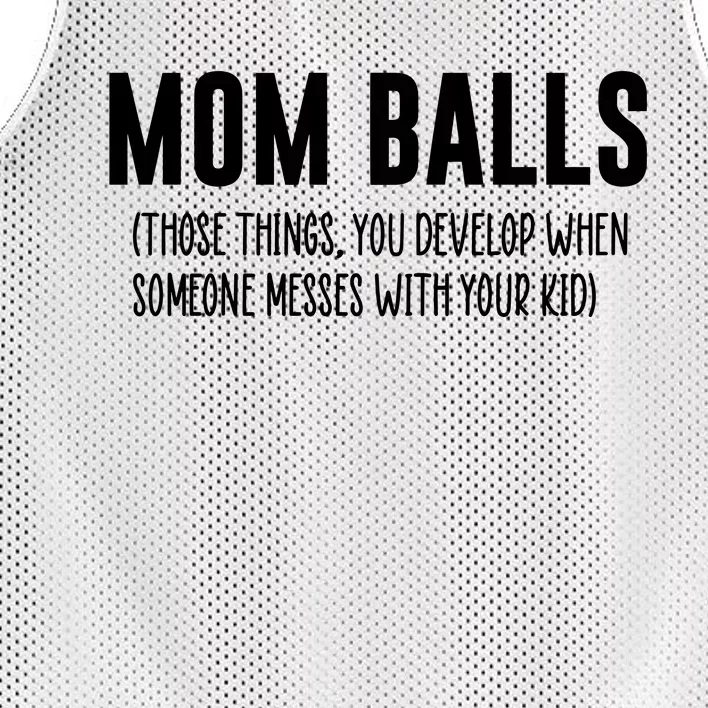 Mom Balls Mesh Reversible Basketball Jersey Tank