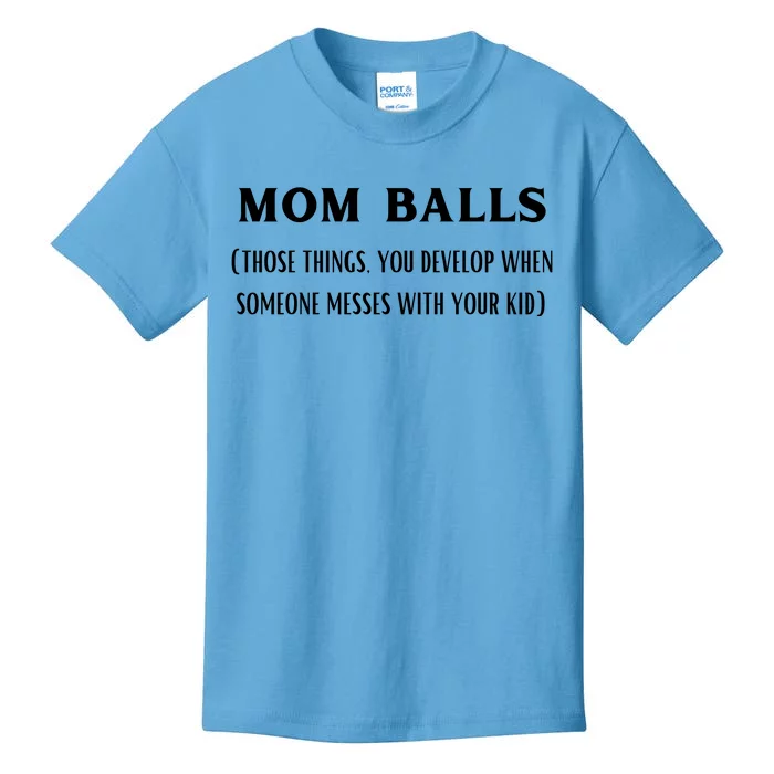 Mom Balls Kids T-Shirt