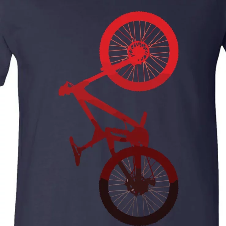 Mountain Bike MTB V-Neck T-Shirt