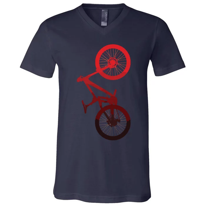 Mountain Bike MTB V-Neck T-Shirt