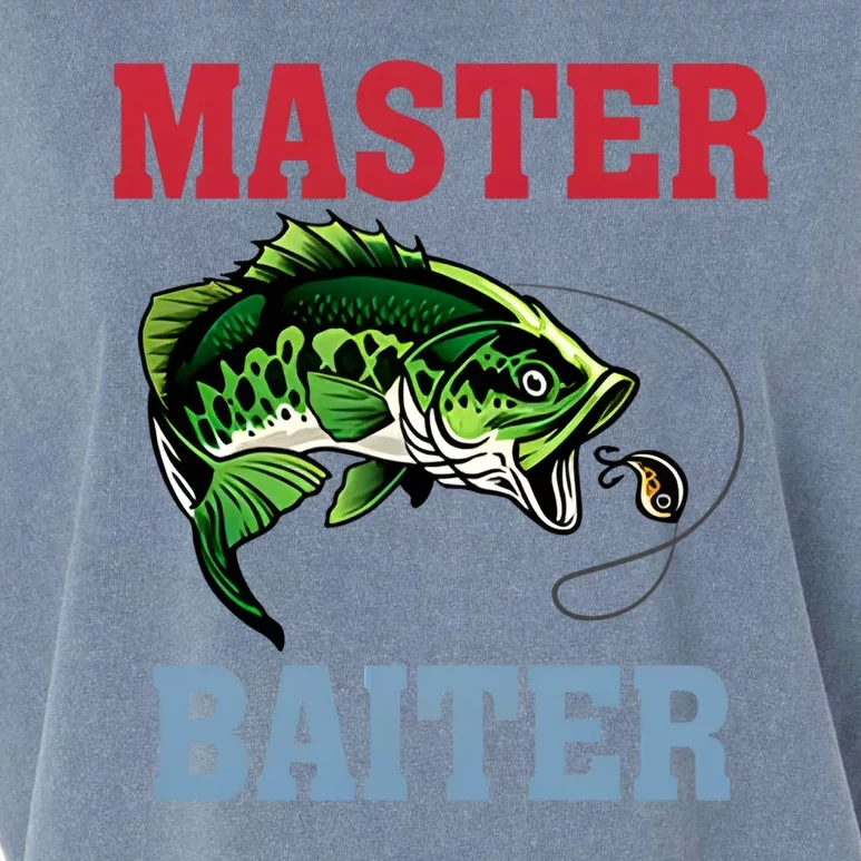 Master Baiter Master Baiter Meme Fishing Lover Garment-Dyed Women's Muscle Tee