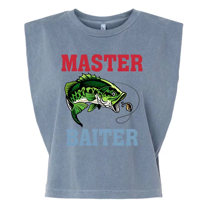 Master Baiter Master Baiter Meme Fishing Lover Garment-Dyed Women's Muscle Tee