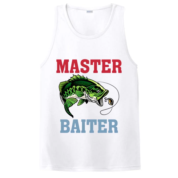 Master Baiter Master Baiter Meme Fishing Lover Performance Tank