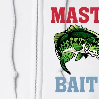 Master Baiter Master Baiter Meme Fishing Lover Full Zip Hoodie