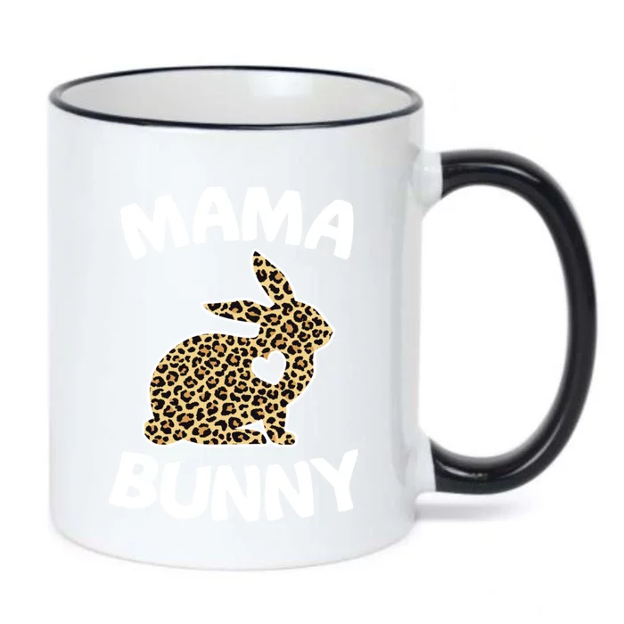 Mama Bunny Matching Family Funny Easter Bunny Mom Mother Cute Gift Black Color Changing Mug