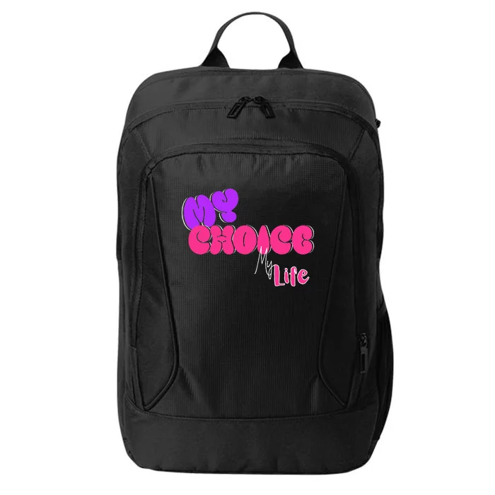 My Body My Choice City Backpack