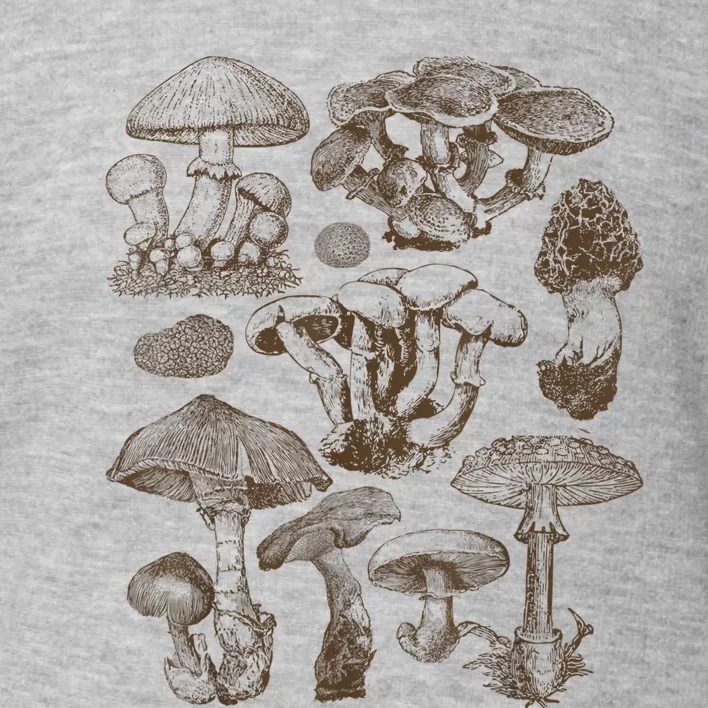 Mushroom Botanical Toddler Sweatshirt