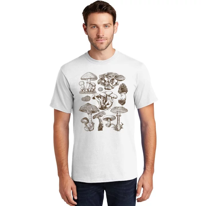 Mushroom Botanical Tall T-Shirt