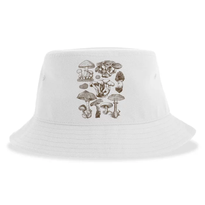 Mushroom Botanical Sustainable Bucket Hat