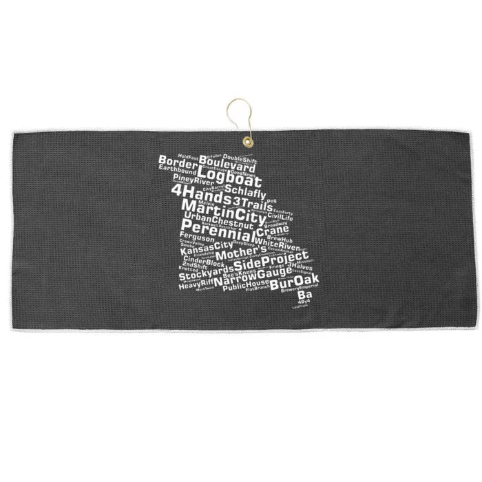 Missouri Breweries Large Microfiber Waffle Golf Towel