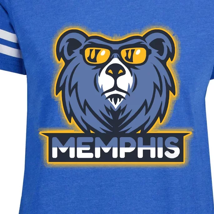 Memphis Basketball Enza Ladies Jersey Football T-Shirt