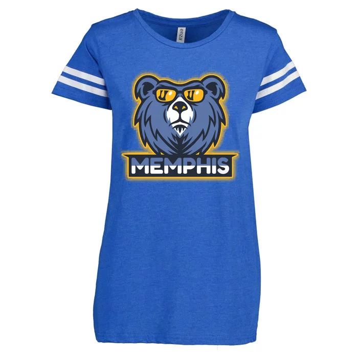 Memphis Basketball Enza Ladies Jersey Football T-Shirt