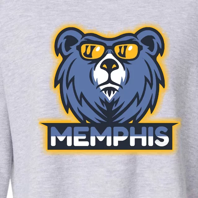 Memphis Basketball Cropped Pullover Crew