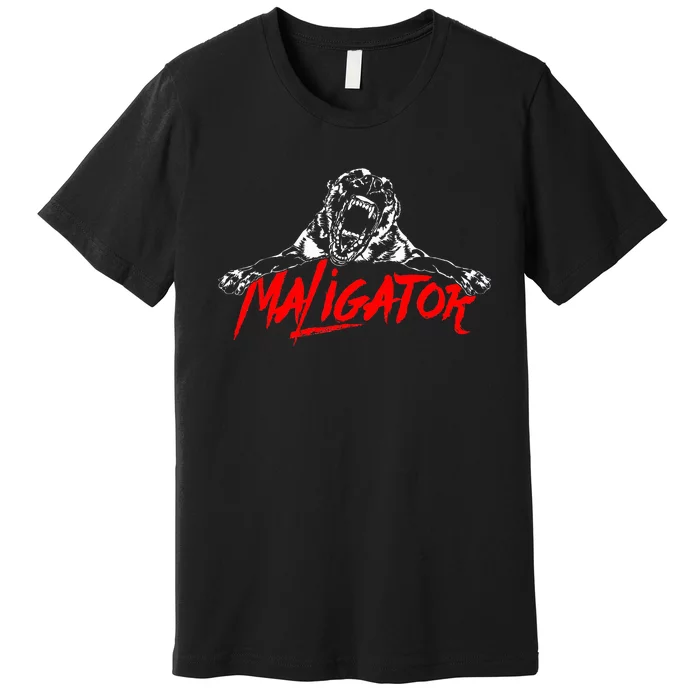 Maligator Belgian Malinois Hund Fun Premium T-Shirt