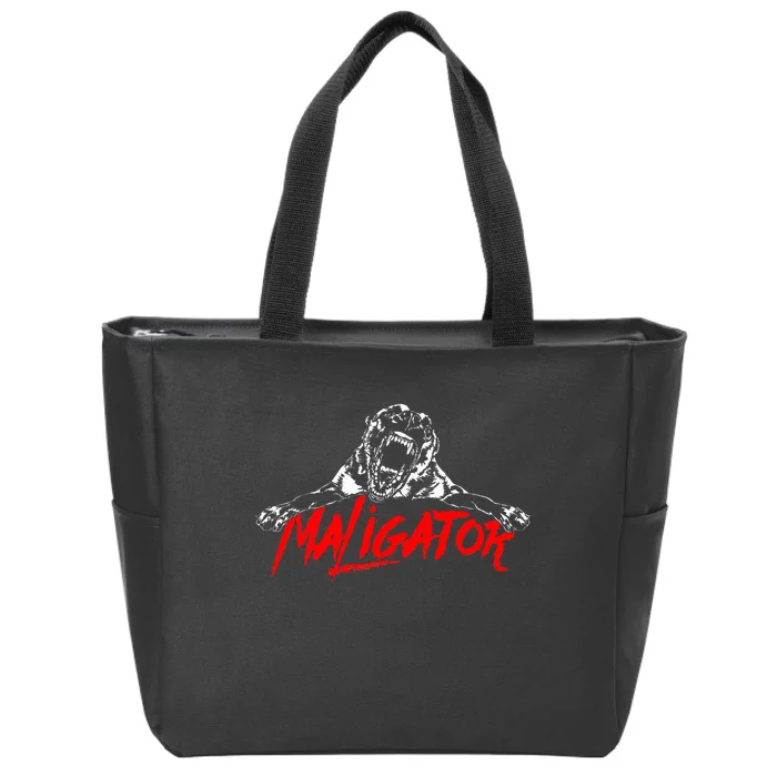 Maligator Belgian Malinois Hund Fun Zip Tote Bag