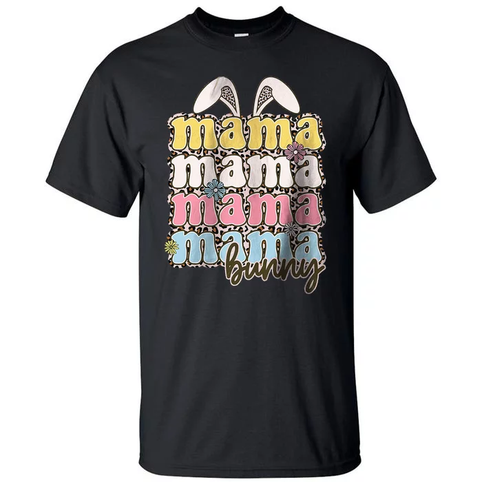 Mama Bunny Matching Family Easter Pregnancy Mom Tall T-Shirt