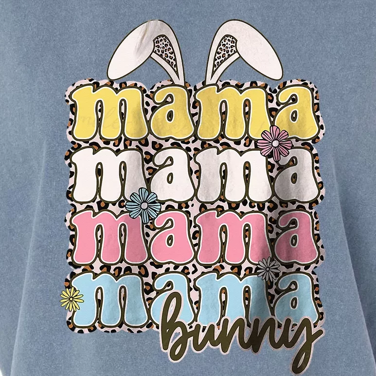 Mama Bunny Matching Family Easter Pregnancy Mom Garment-Dyed Women's Muscle Tee