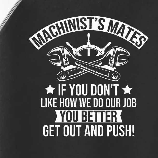 Machine Boat Mechanic Captain Machinist Mate Ship Repairman Toddler Fine Jersey T-Shirt