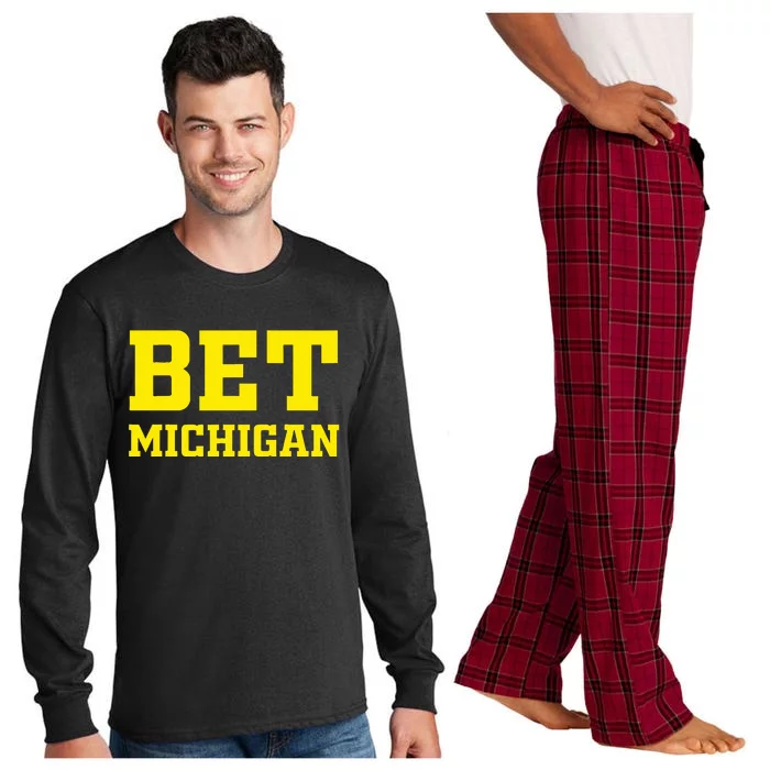 Michigan BET  Michigan BET Long Sleeve Pajama Set