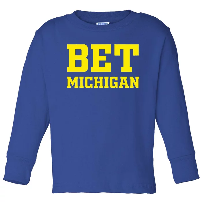 Michigan BET  Michigan BET Toddler Long Sleeve Shirt