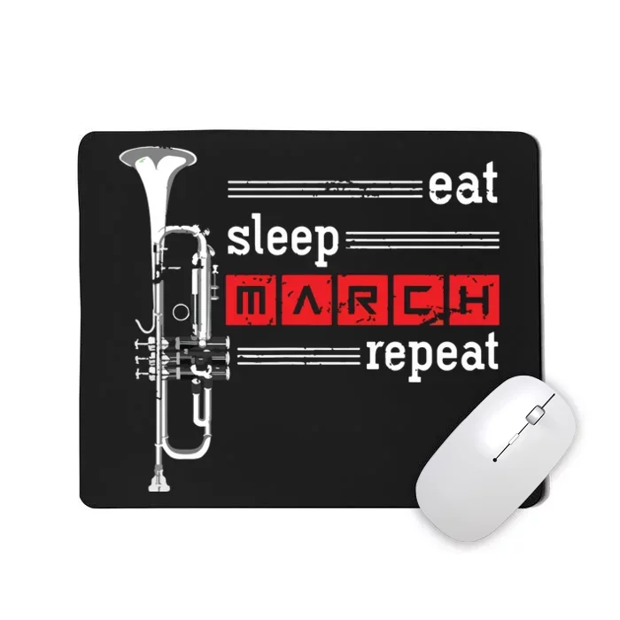 Marching Band Musician Trumpeter Gift Music Trumpet Mousepad