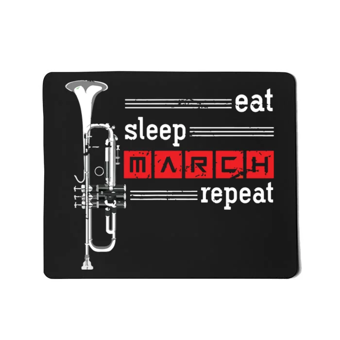 Marching Band Musician Trumpeter Gift Music Trumpet Mousepad