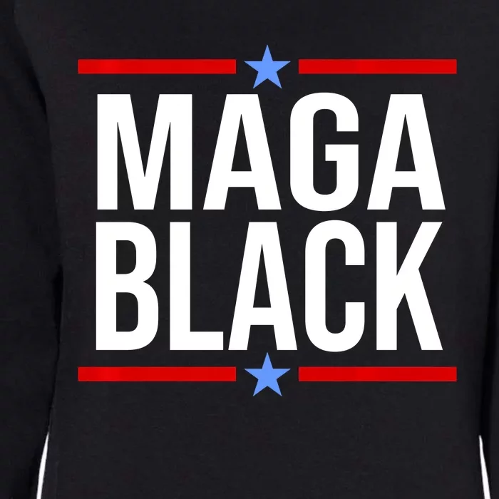 Maga Black Womens California Wash Sweatshirt