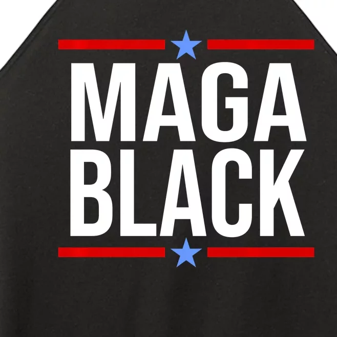 Maga Black Women’s Perfect Tri Rocker Tank