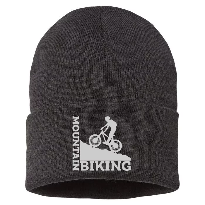 Mountain Biking MTB Mountain Bike Gift Road Cyling Sustainable Knit Beanie