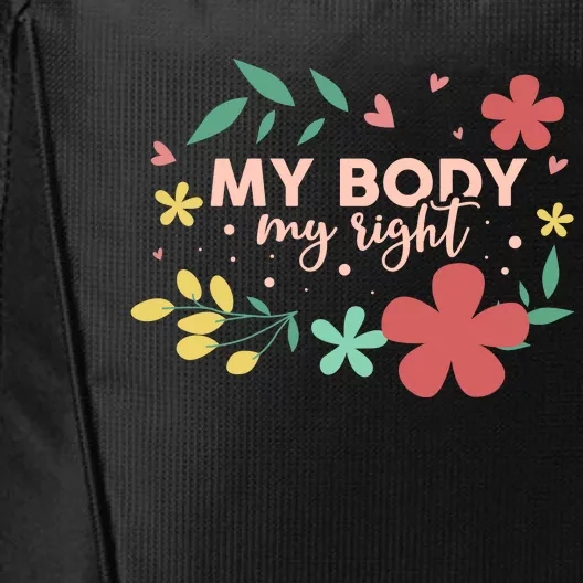 My Body My Right City Backpack