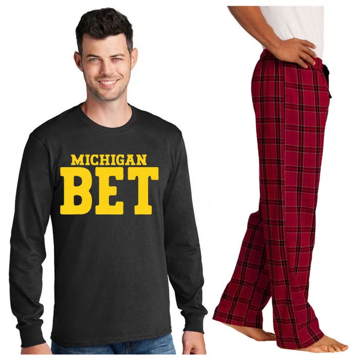 Michigan Bet Long Sleeve Pajama Set