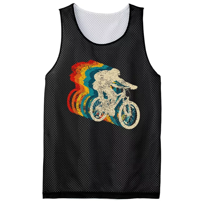 Mountain Bike MTB Biking Vintage Biker Cycling Gift Men Mesh Reversible Basketball Jersey Tank