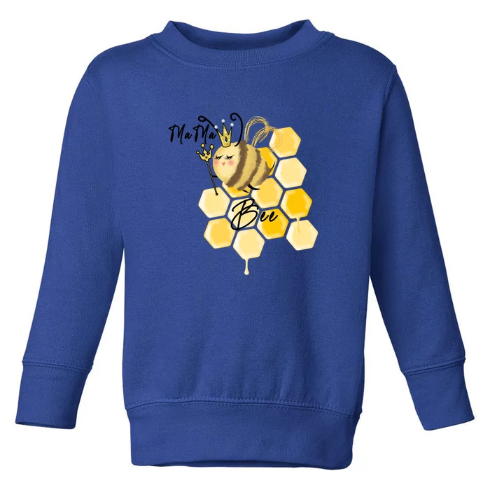 Mama Bee Mother's Day Gift Toddler Sweatshirt