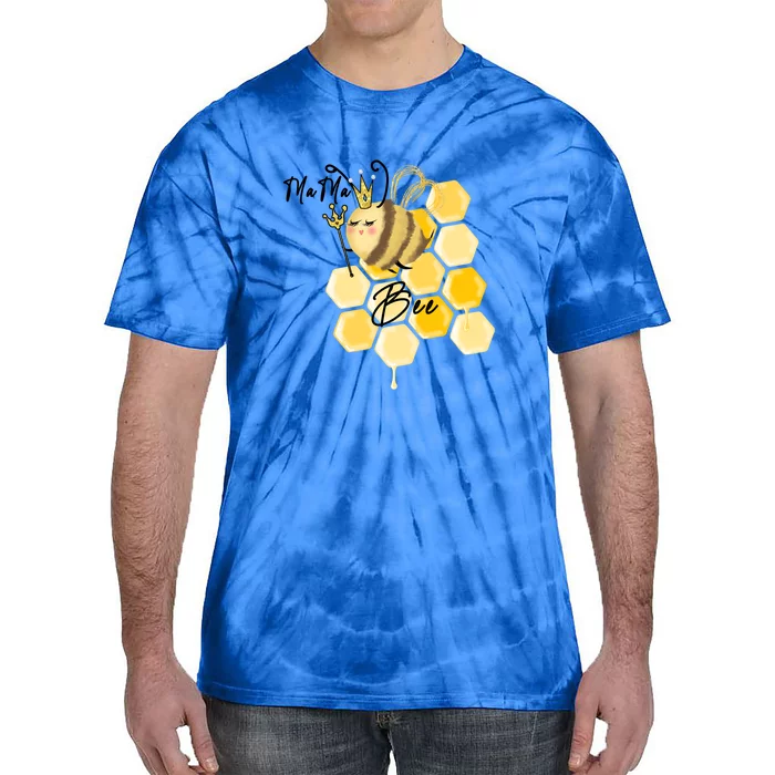 Mama Bee Mother's Day Gift Tie-Dye T-Shirt