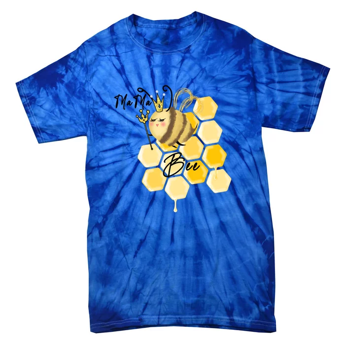 Mama Bee Mother's Day Gift Tie-Dye T-Shirt