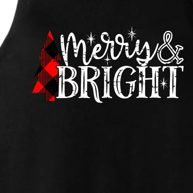 Merry & Bright Ladies Tri-Blend Wicking Tank