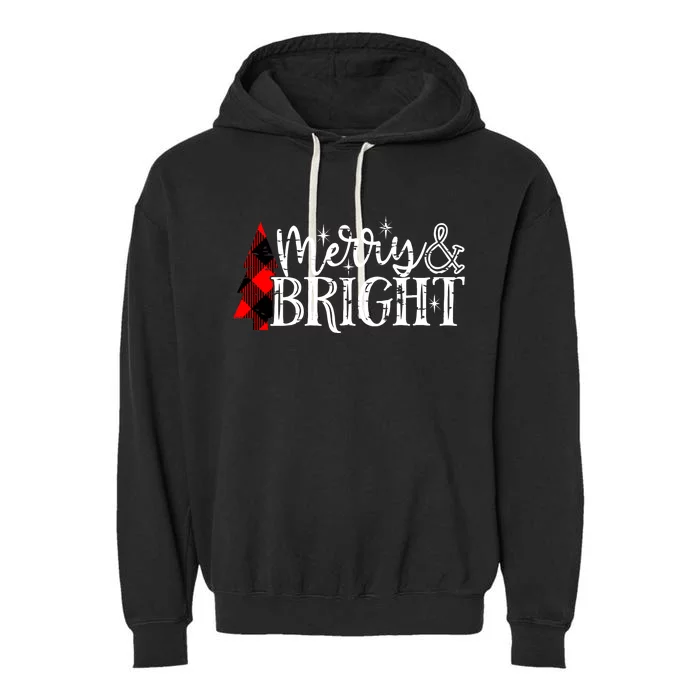 Merry & Bright Garment-Dyed Fleece Hoodie