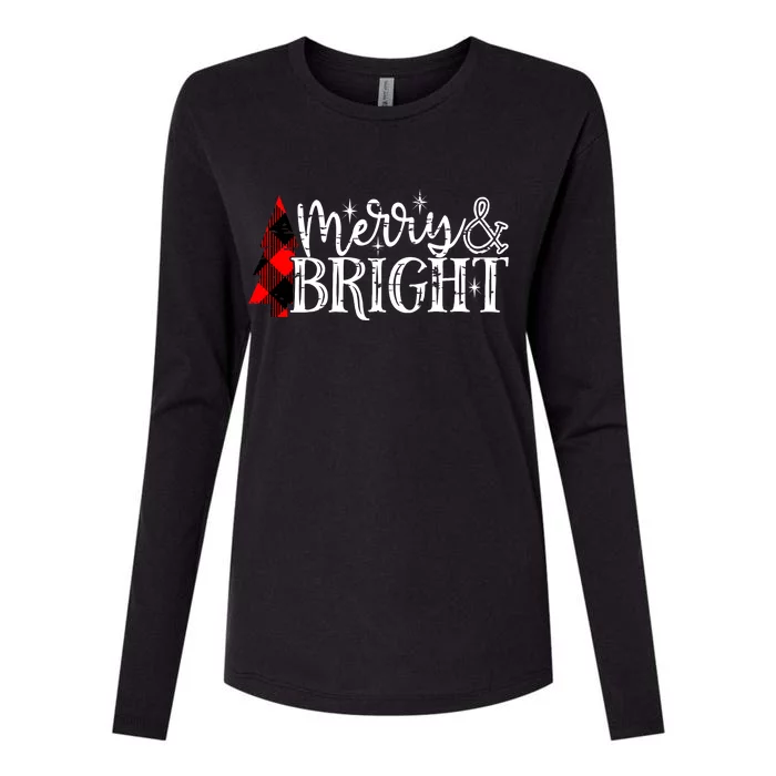 Merry & Bright Womens Cotton Relaxed Long Sleeve T-Shirt