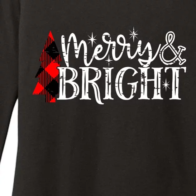 Merry & Bright Womens CVC Long Sleeve Shirt