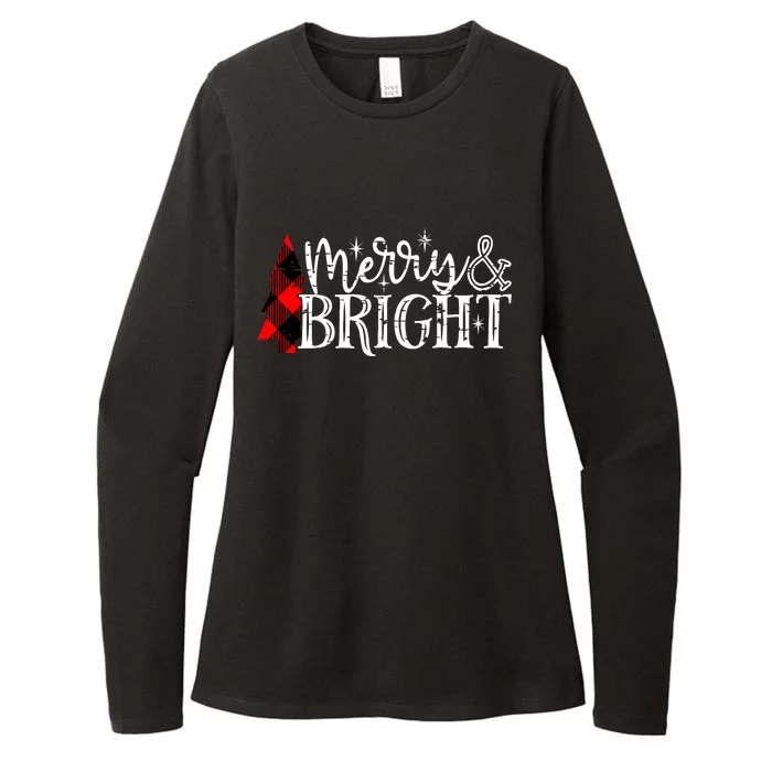 Merry & Bright Womens CVC Long Sleeve Shirt