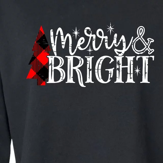 Merry & Bright Cropped Pullover Crew