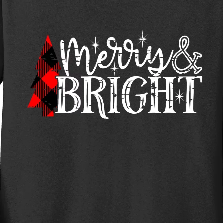 Merry & Bright Kids Long Sleeve Shirt